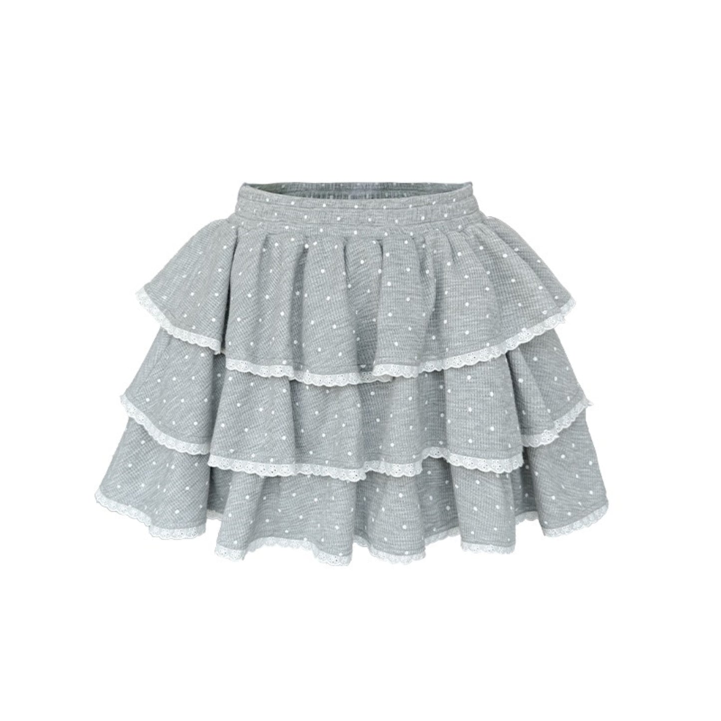 Navy Polka Dot Hooded Tracksuit Set-Up