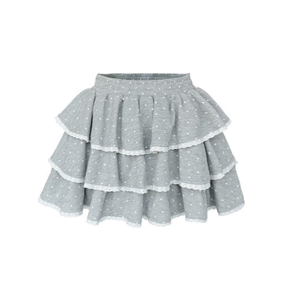 Navy Polka Dot Hooded Tracksuit Set-Up