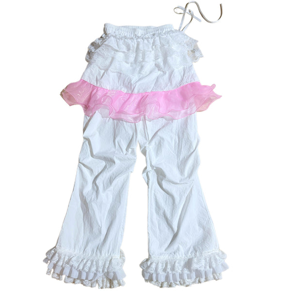 Cute Lace Wide-leg Pants