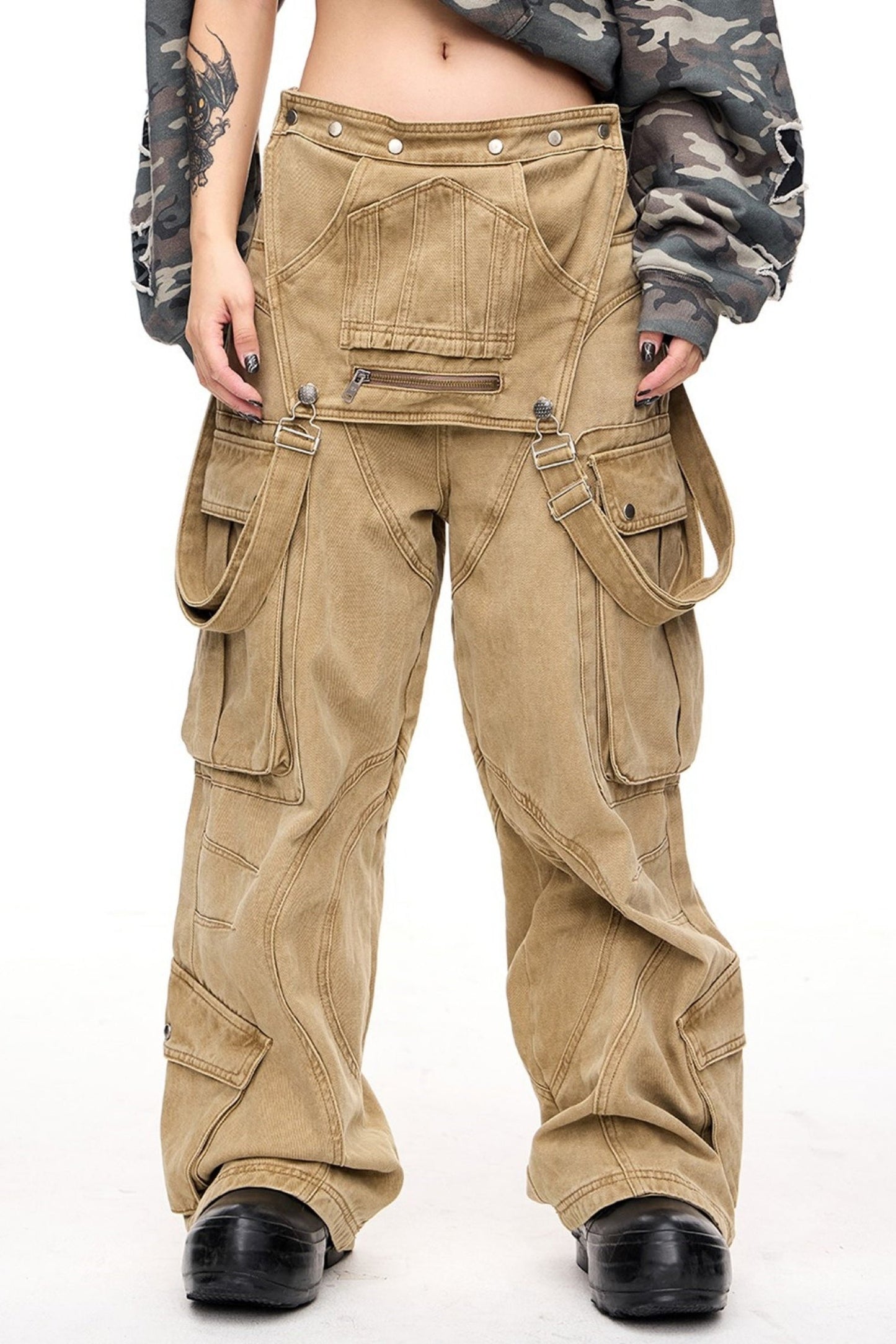 American Vintage Detachable Cargo Jumpsuit