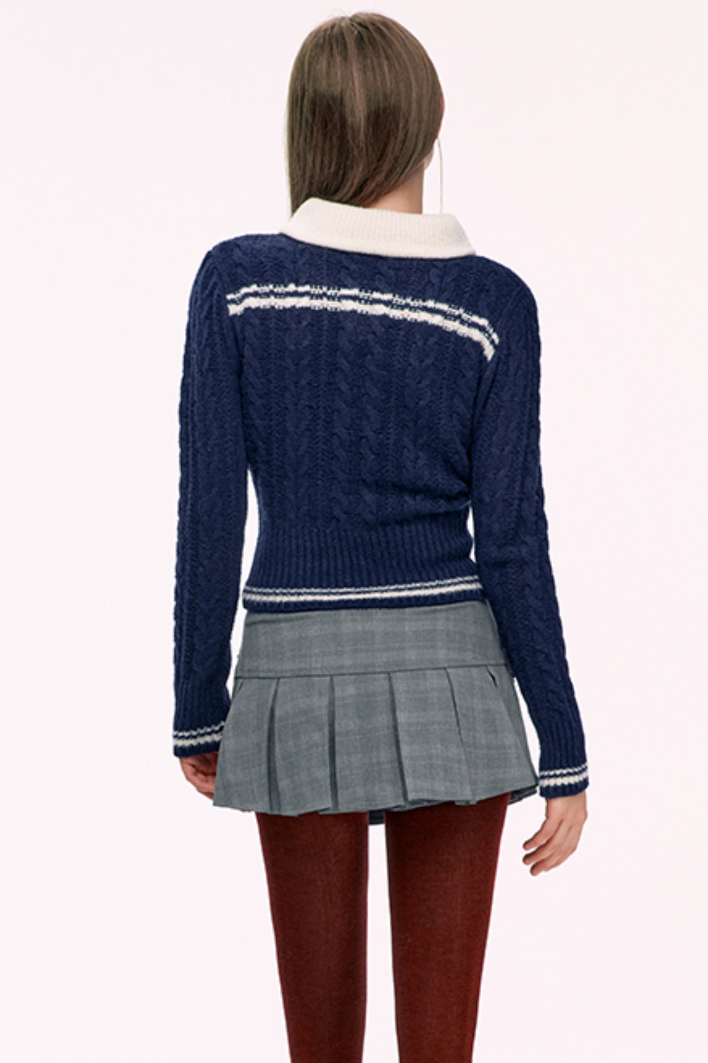 Doll Collar Knit Sweater