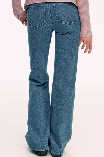 Straight Denim Pants