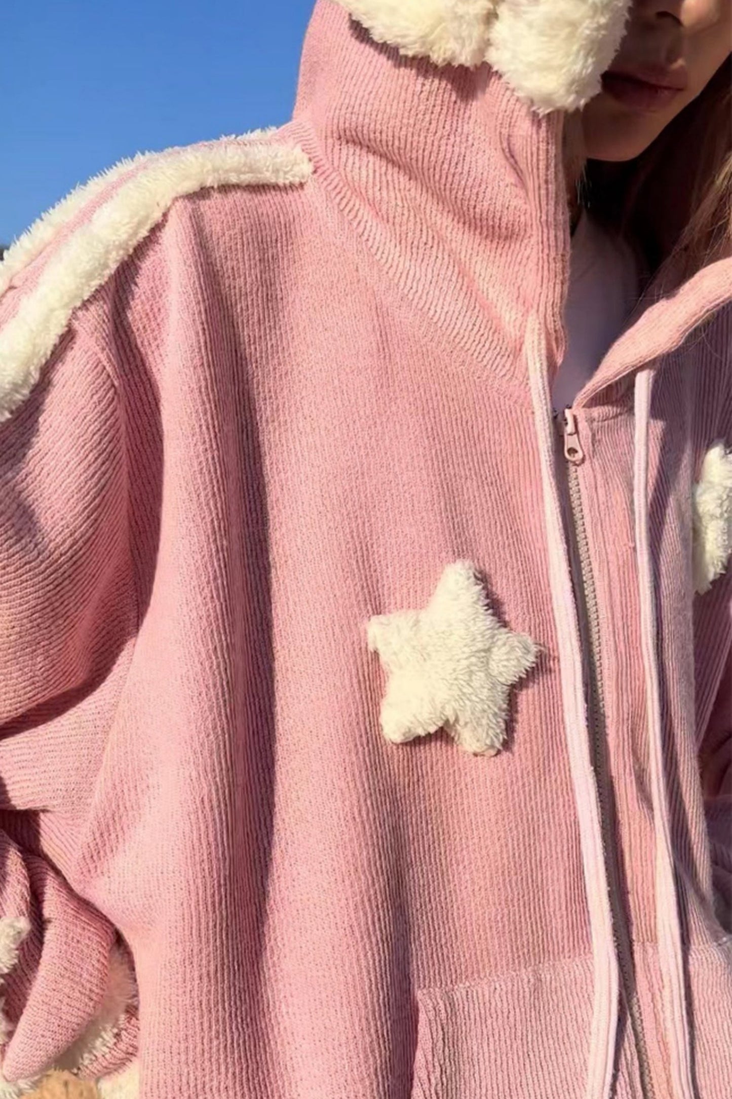 Angel Wings Pink Knit Jacket