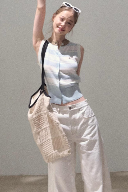 Summer Breeze Knitted Vest