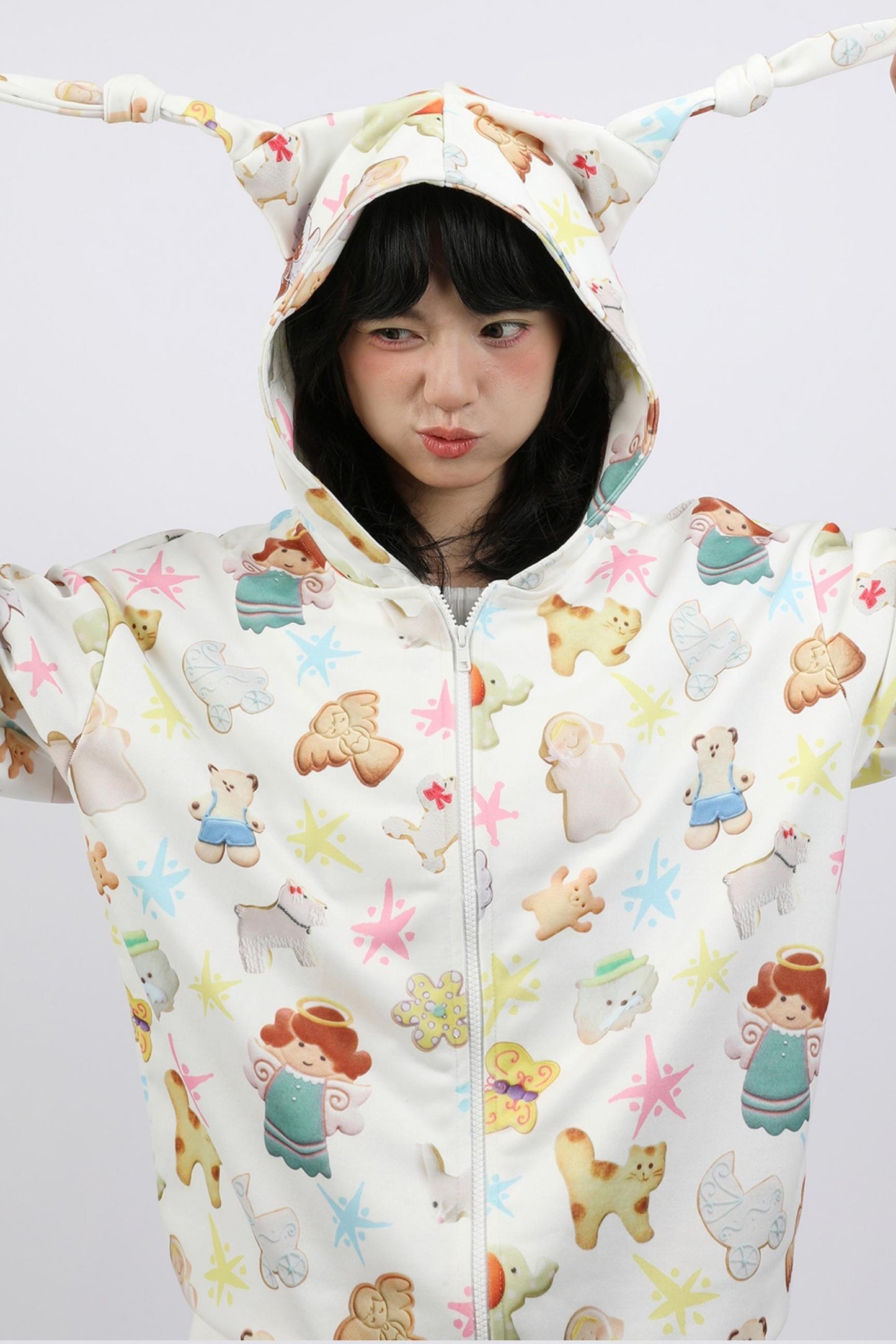 Biscuit Print Bunny Sweatshirt