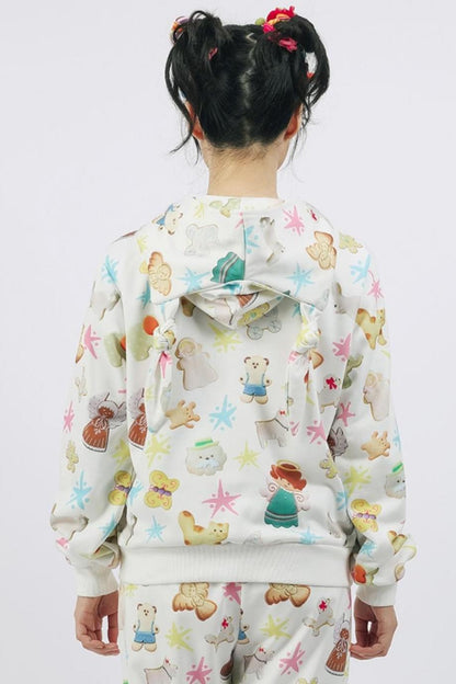 Biscuit Print Bunny Sweatshirt