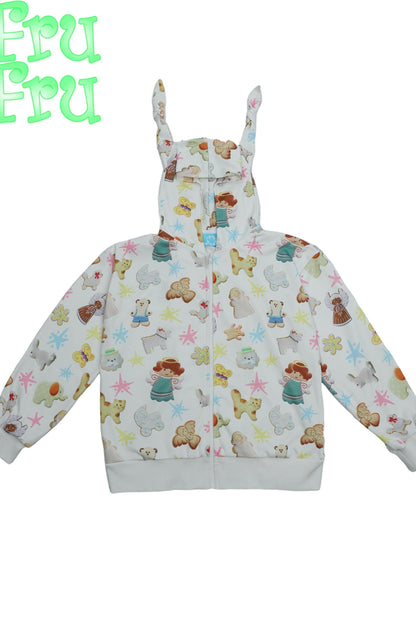 Biscuit Print Bunny Sweatshirt