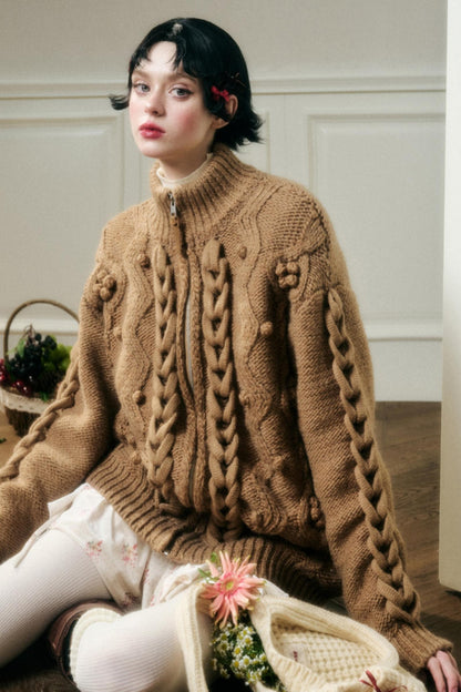 Pure Wool Cloud Puffer Jacket