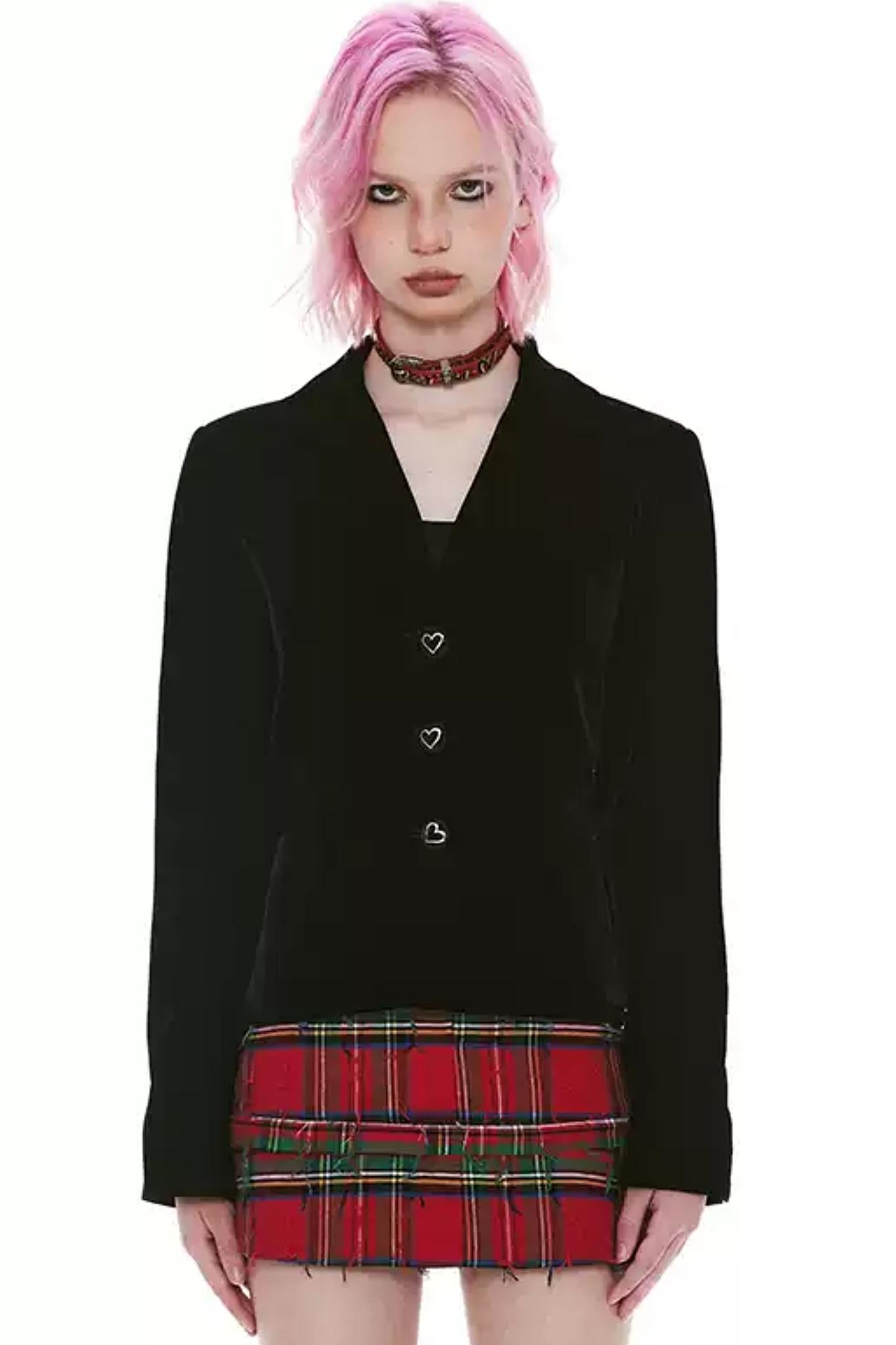 Retro Style Waisted Velvet Jacket