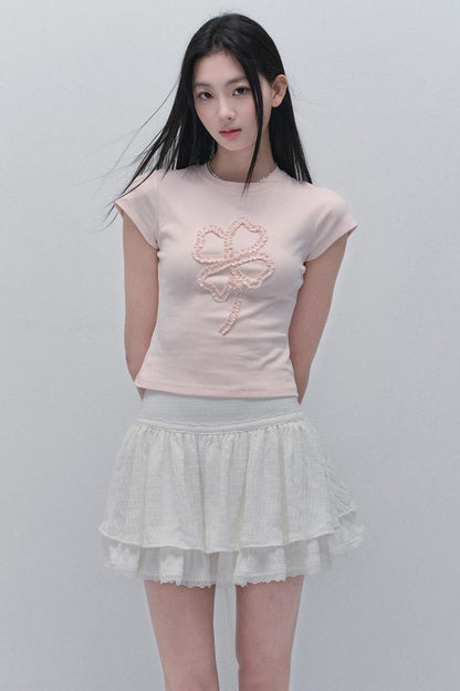 Spice Girls Clover Pleat Tee