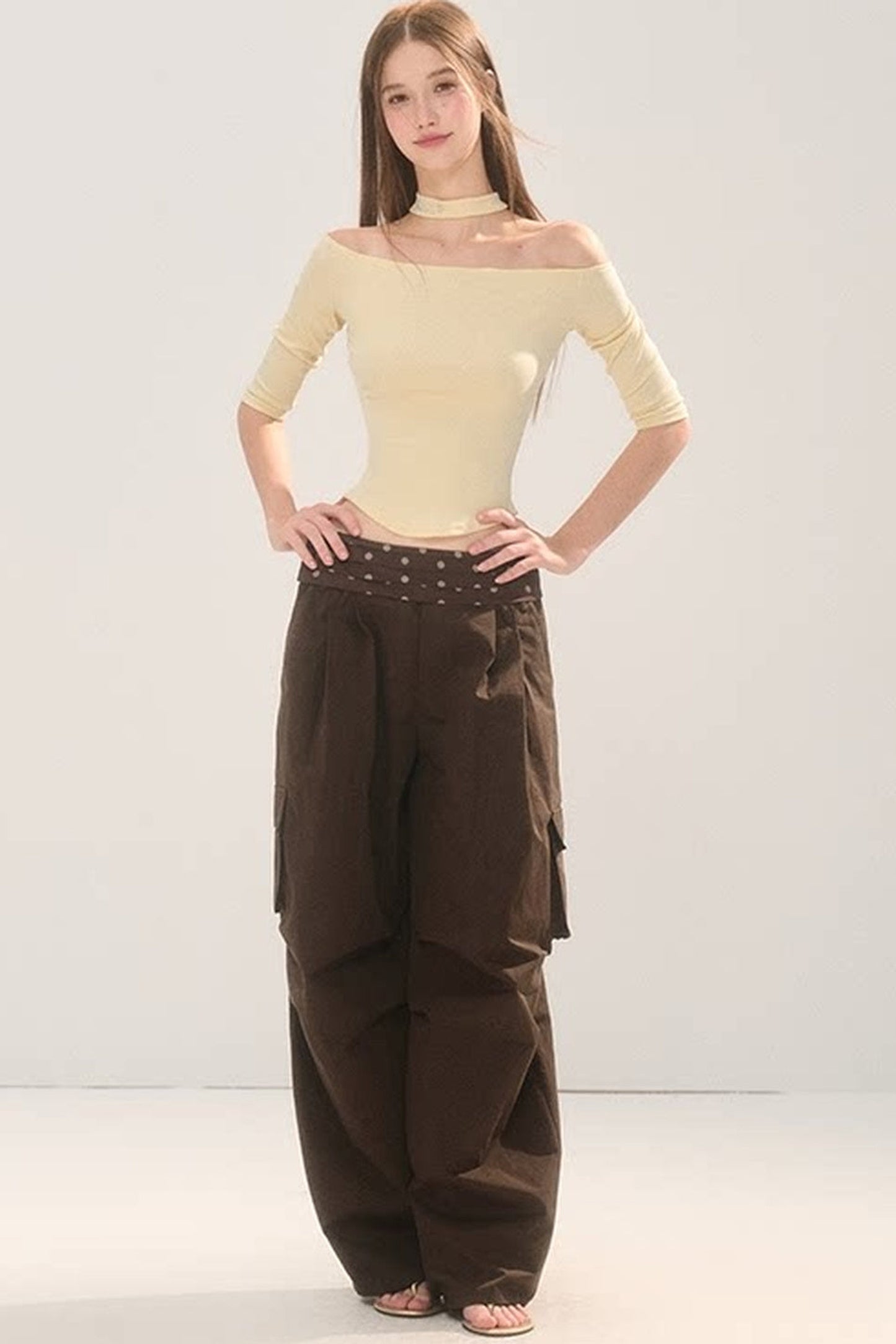 Reversible Stretch Cut-Out T-Shirt