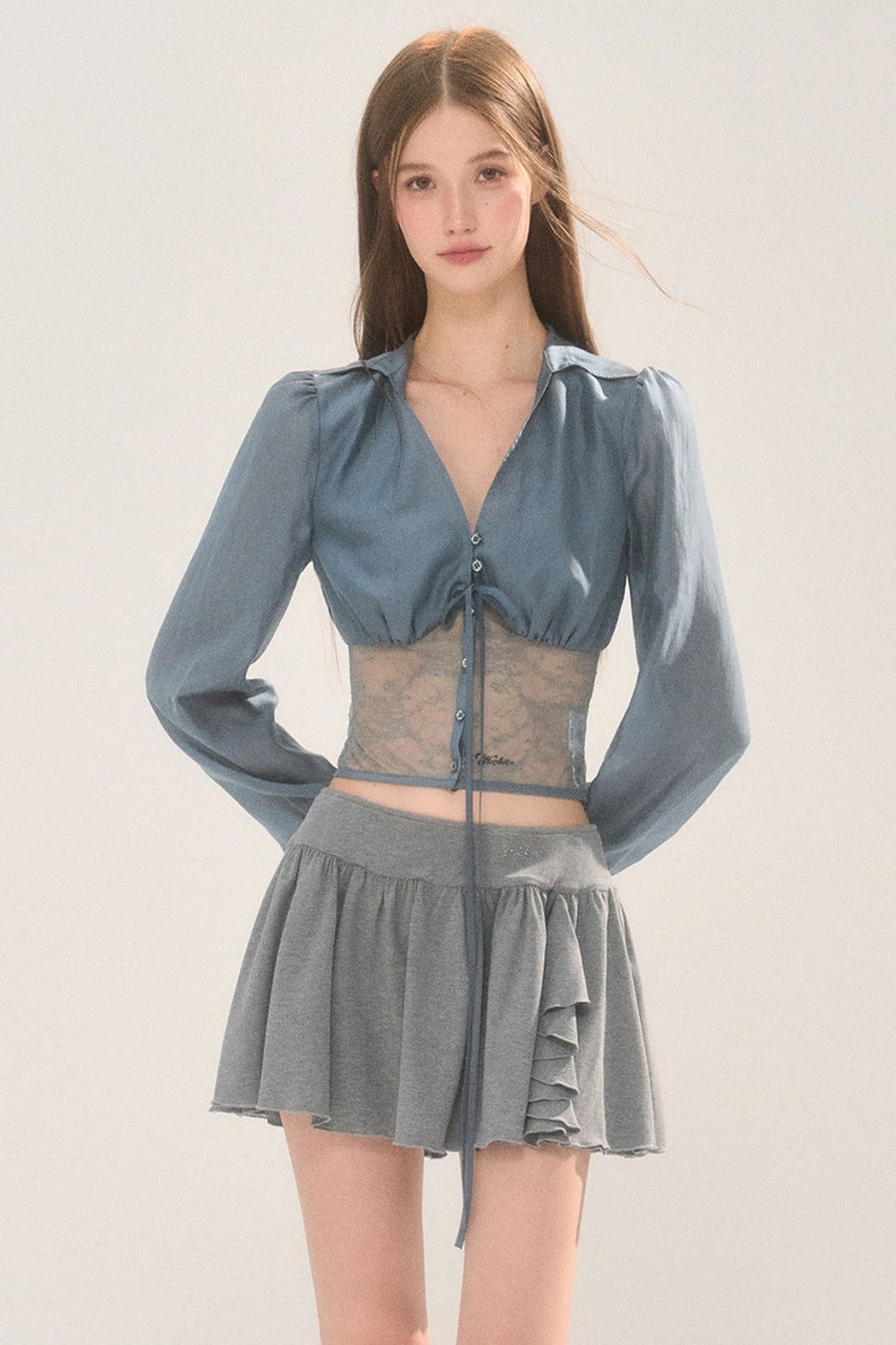 Flowy Bowknot Skirt