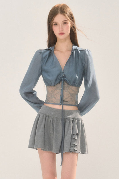 Flowy Bowknot Skirt