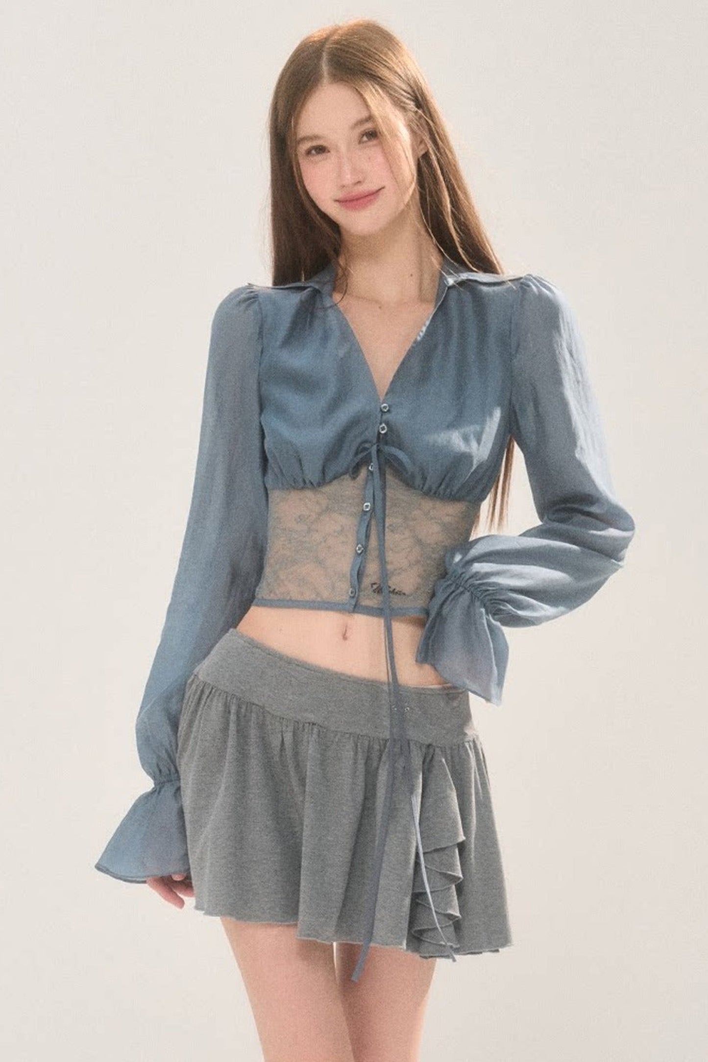 Flowy Bowknot Skirt