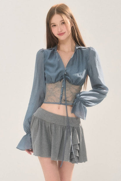 Flowy Bowknot Skirt