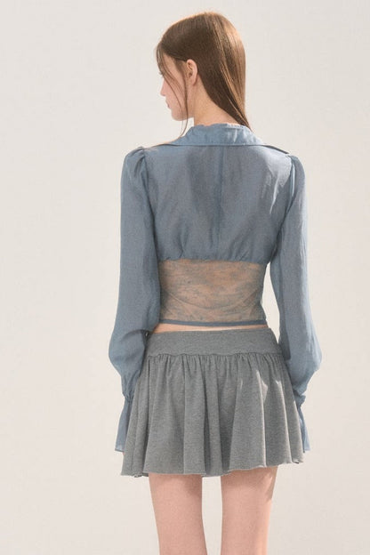 Flowy Bowknot Skirt