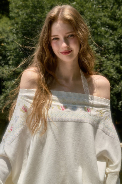 Apple Blossom Tube Top and Doll Shirt Two-Piece Set-Up