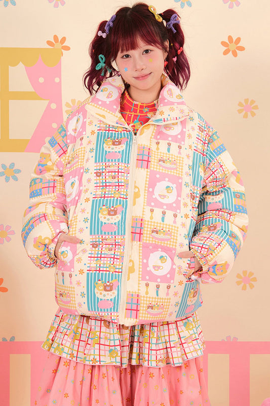 Showa Shop White Duck Down Jacket