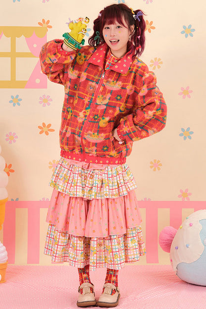 Showa Dessert House Wendbare Wolljacke