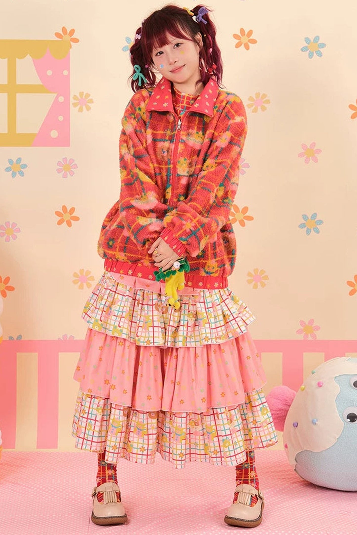Showa Dessert House Wendbare Wolljacke