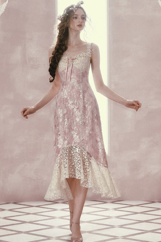 Floral French Romantic Dress and Skirt Set-Up