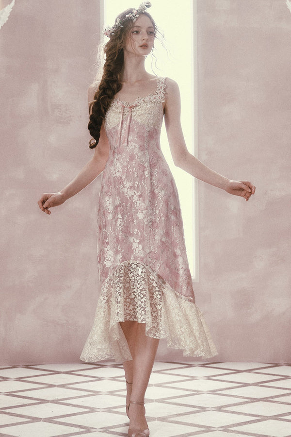 Floral French Romantic Dress and Skirt Set-Up
