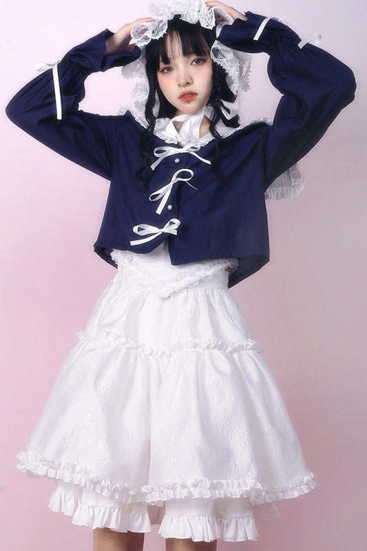 Heavenly Bow Tie Jacquard Jacket