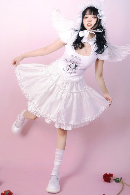 Heavenly Jacquard Princess Skirt