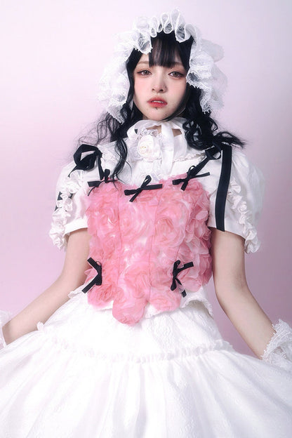 Heavenly Rose Jacquard Vest