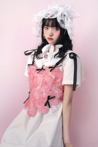 Heavenly Rose Jacquard Vest