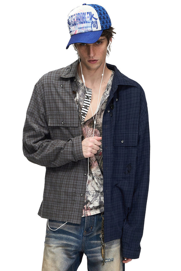 Long Sleeve Plaid Shirt