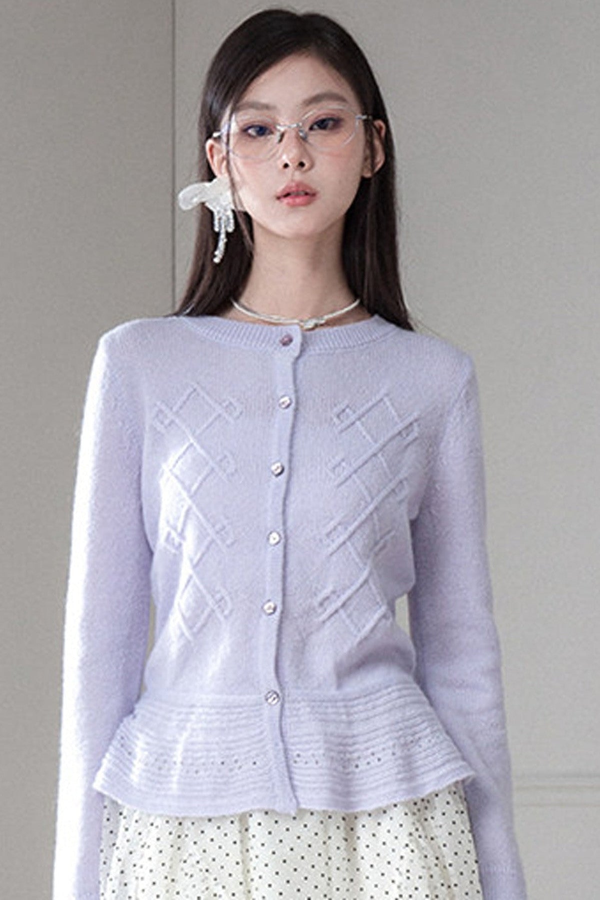 Ultra-Fine Mohair Merino Wool Cardigan