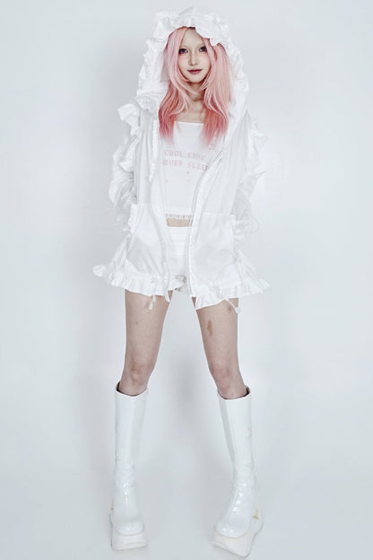 Cat Ear Ruffle Sun Jacket