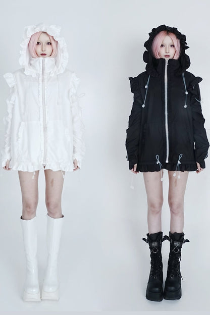 Cat Ear Ruffle Sun Jacket