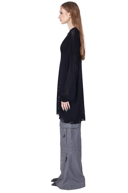 3D Multi-Pocket Wide Pants