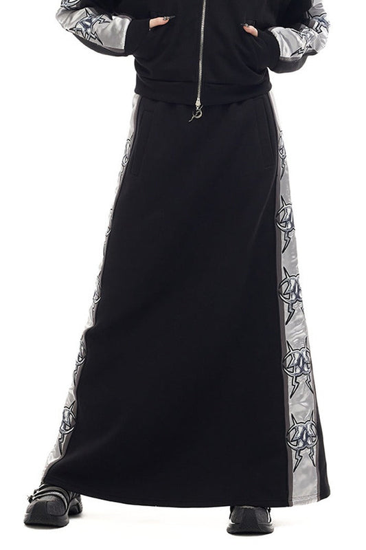 Y2K A-Line Midi Skirt