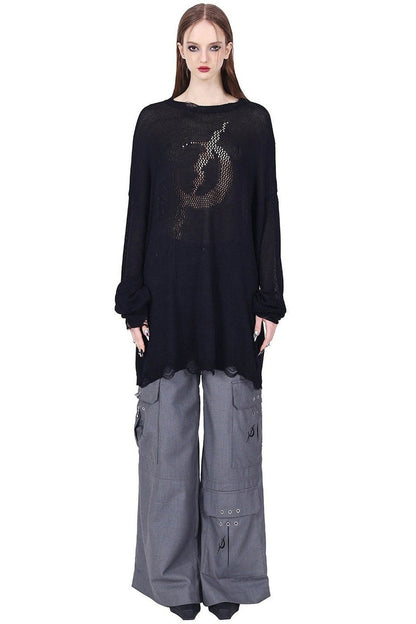 3D Multi-Pocket Wide Pants
