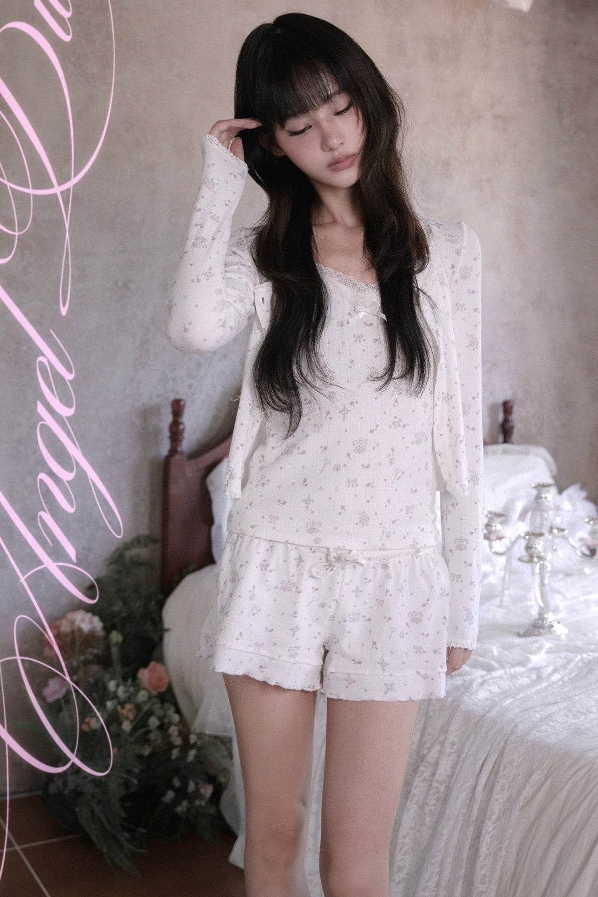 Floral Print Cardigan