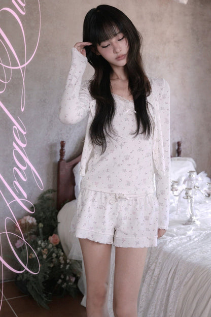 Floral Print Cardigan
