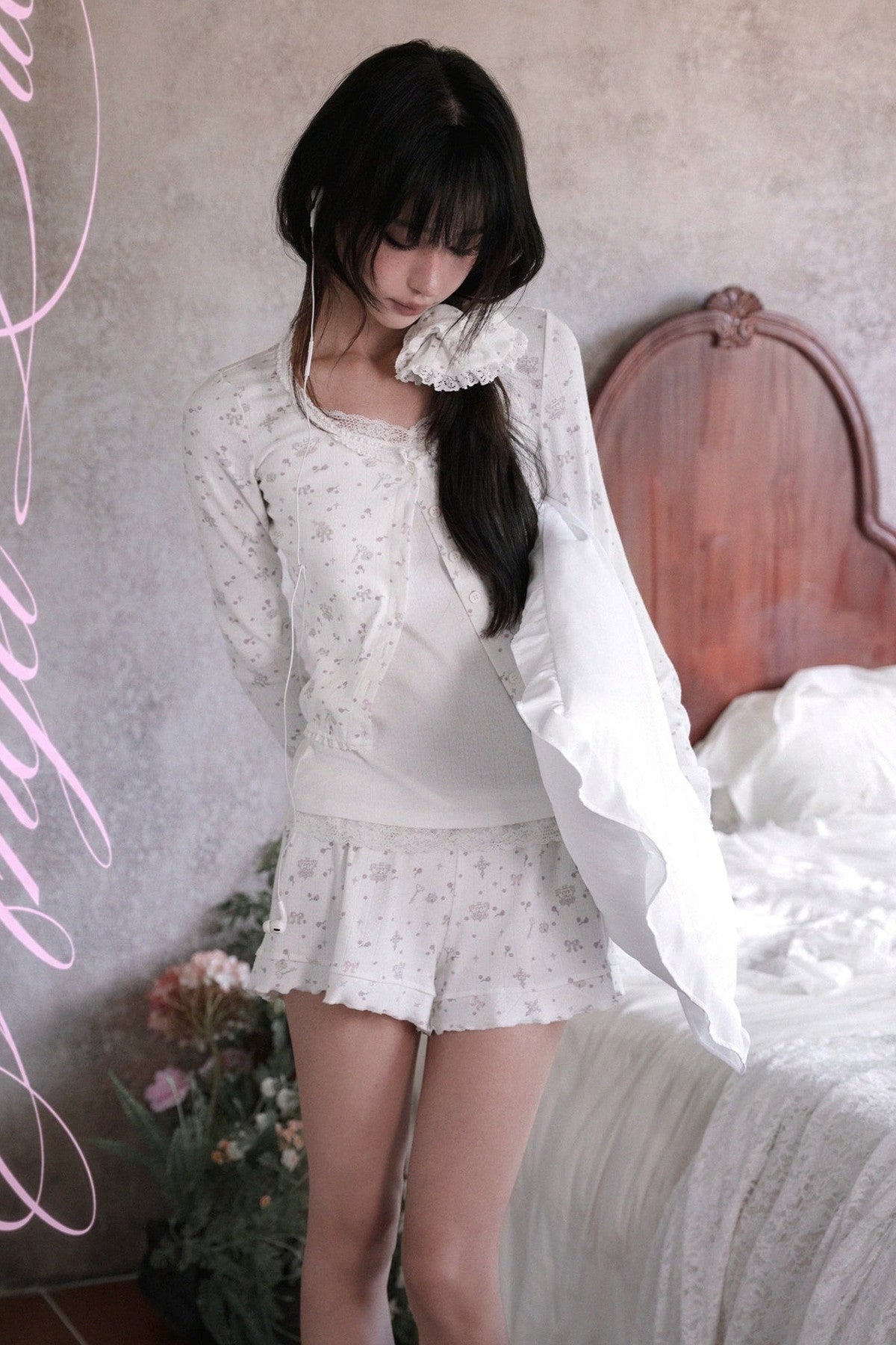 Floral Print Cardigan