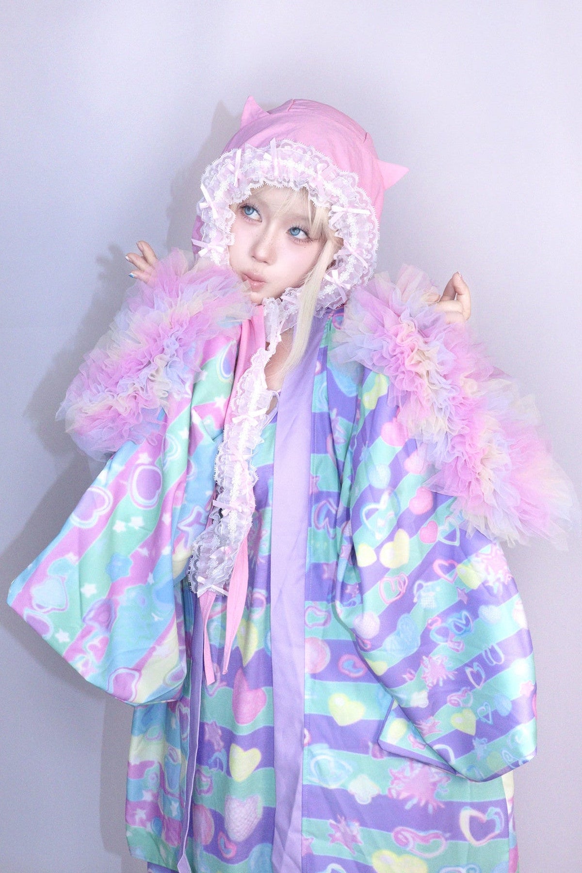 Y2K Macaron Color Cardigan