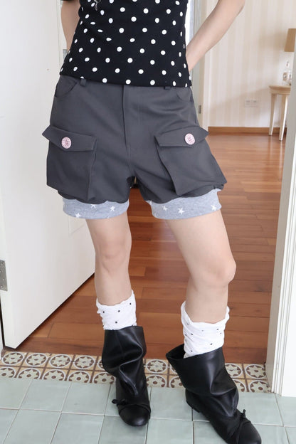 Bloom Waist Cargo Shorts