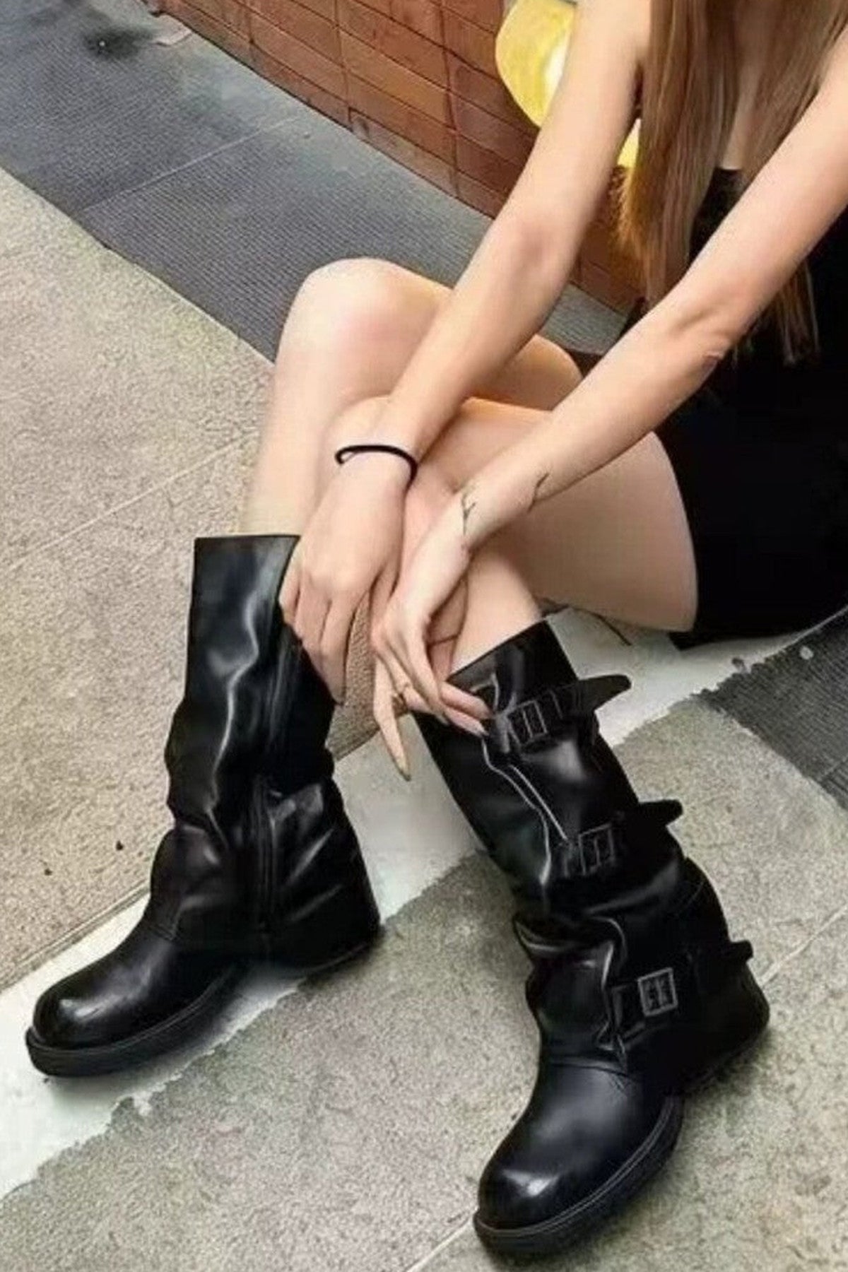 Western Cowboy Mid-High Boots