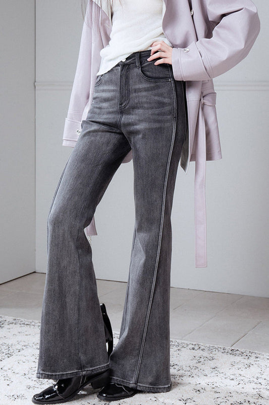 Black Flared Jeans