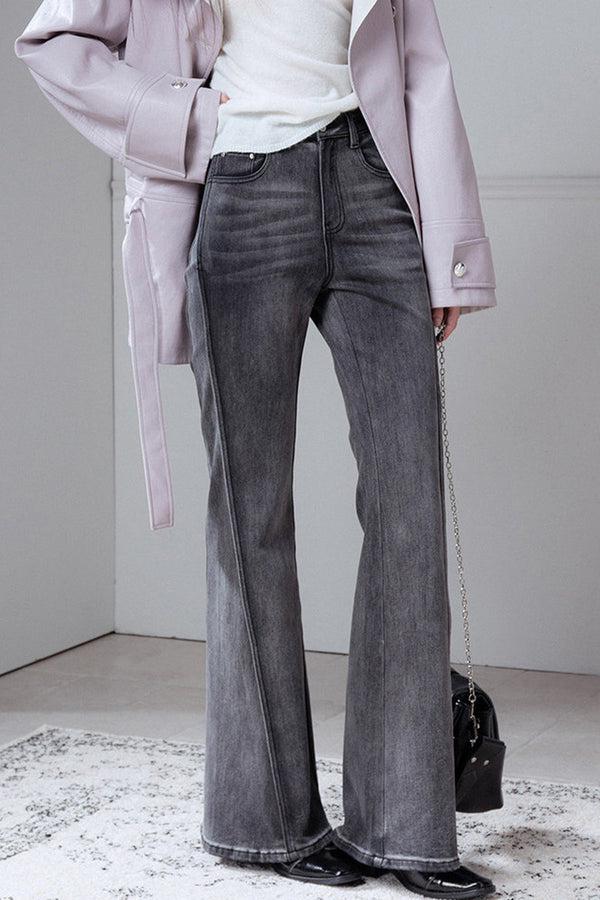 Black Flared Jeans