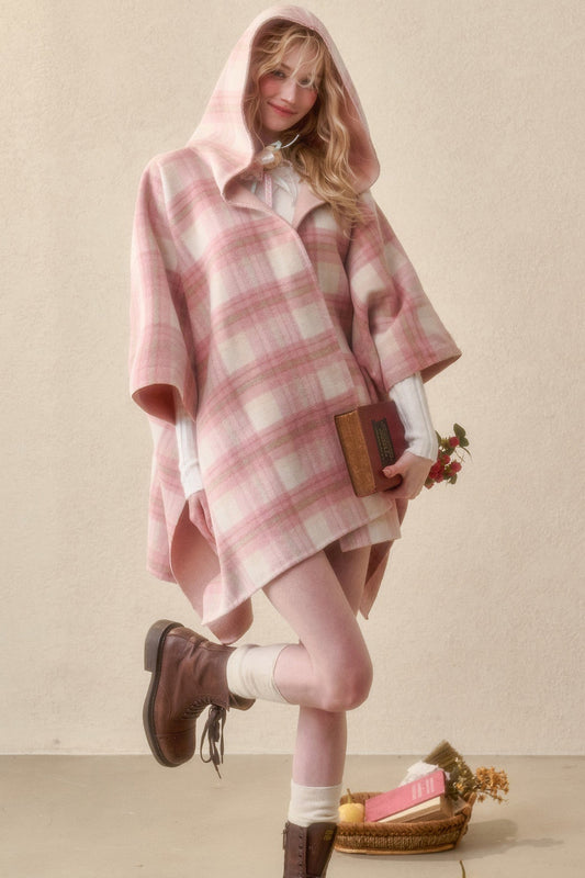 Reversible Wool Cape