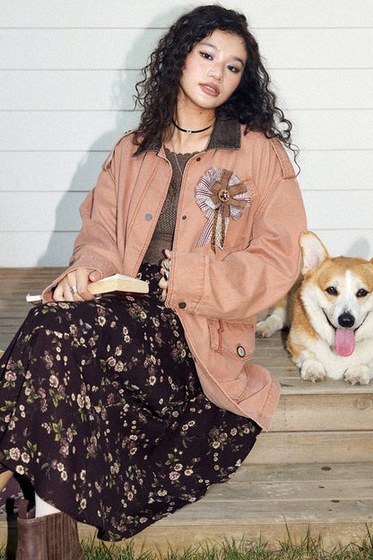 Cotton Washed Workwear Jacket