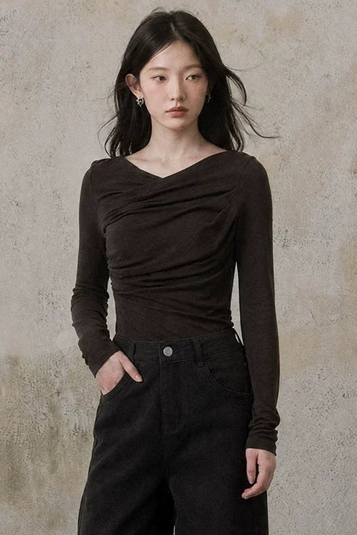 Caramel Deconstructed Ribbon Tee