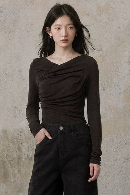 Caramel Deconstructed Ribbon Tee