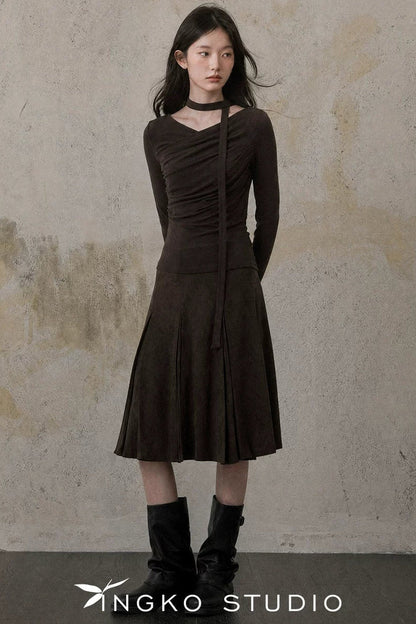 Caramel Deconstructed Ribbon Tee